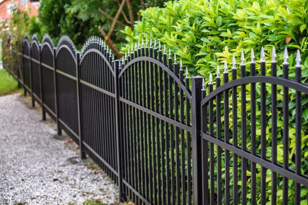 Iron Fence Pressure Washing in Brentwood