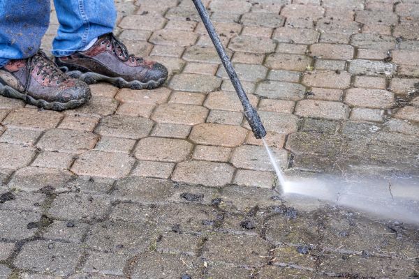 Stone Patio Cleaning in Brentwood